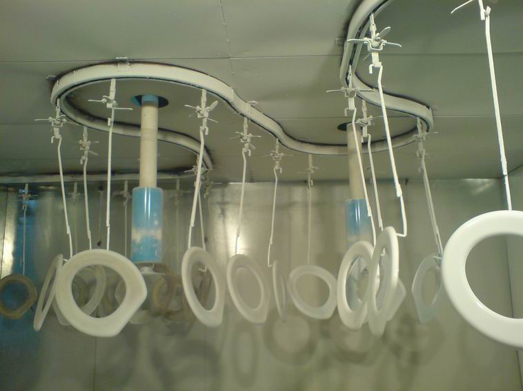 靜電噴涂機--馬桶蓋噴涂線